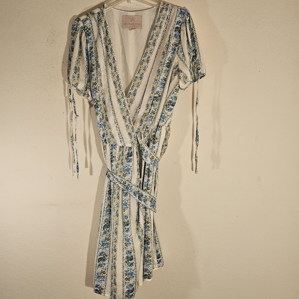 Girl Meets Glam Imogene Floral Wrap Dress